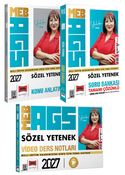 Yargı Yayınları 2027 MEB AGS Öğretmen Adayları İçin Sözel Yetenek Soru Konu Video Ders Notları Seti - 1