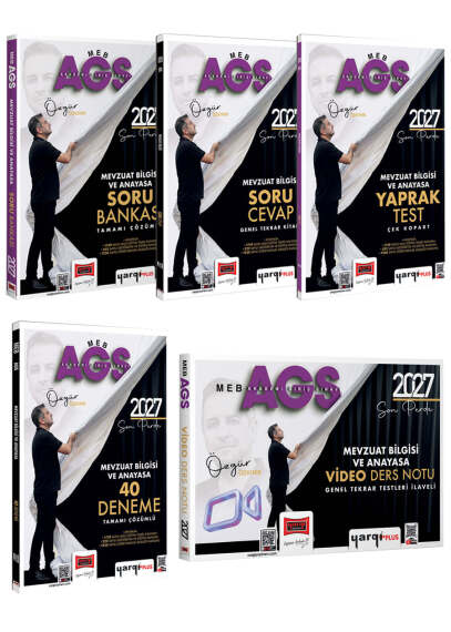Yargı Yayınları 2027 MEB AGS Öğretmen Adayları İçin Mevzuat Hepsi Bir Arada Seti - 1