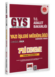 Yargı Yayınları 2027 GYS T.C. Adalet Bakanlığı Yazı İşleri Müdürlüğü Kadrosuna Yönelik Tamamı Çözümlü 7 Deneme - Yargı Yayınları