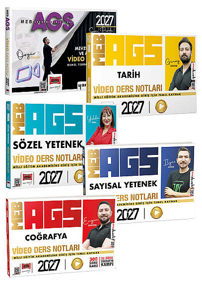 Yargı Yayınları 2027 MEB AGS Öğretmen Adayları İçin Kazandıran Video Ders Notları Seti - 1