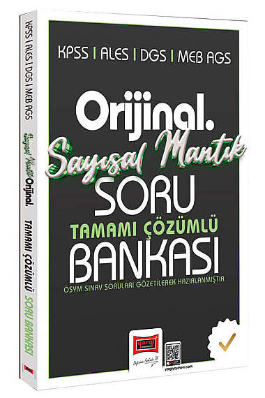 Yargı Yayınları 2027 KPSS ALES DGS MEB AGS Orijinal Sayısal Mantık Tamamı Çözümlü Soru Bankası - 1