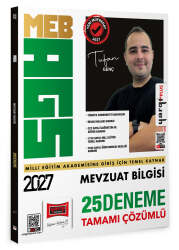 Yargı Yayınları MEB AGS 2027 Mevzuat Bilgisi Tamamı Çözümlü 25 Deneme - Yargı Yayınları