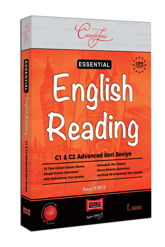 Yargı Yayınları CANDELAS Essential English Reading C1&C2 Advanced İleri Seviye