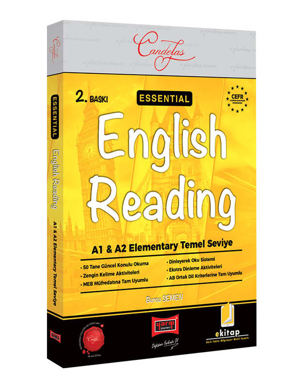 Yargı Yayınları Essential English Reading A1 A2 Elementary Temel Seviye