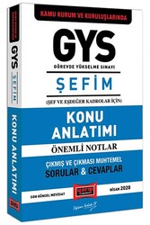 Yargı Yayınları - Yargı Yayınları GYS Kamu Kurum ve Kuruluşlarında ŞEFİM Konu Anlatımı