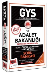 Yargı Yayınları - Yargı Yayınları GYS T.C. Adalet Bakanlığı İdari İşler Kadrosu İçin Konu Özetli Soru Bankası