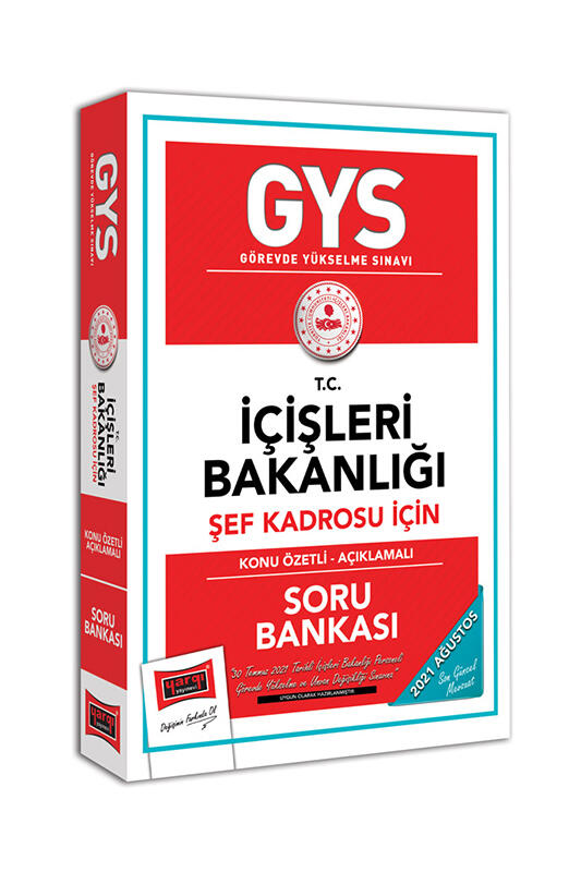 Yargı Yayınları GYS T.C. İçişleri Bakanlığı Şef Kadrosu İçin Konu Özetli Soru Bankası