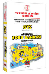 Yargı Yayınları - Yargı Yayınları GYS T.C. Kültür ve Turizm Bakanlığı Şube Müdürü İçin Açıklamalı Soru Bankası