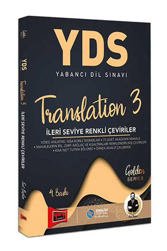Yargı Yayınları YDS Translation 3 İleri Seviye Renkli Çeviriler