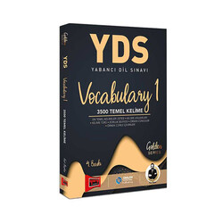 Yargı Yayınları - Yargı Yayınları YDS Vocabulary 1 3500 Temel Kelime