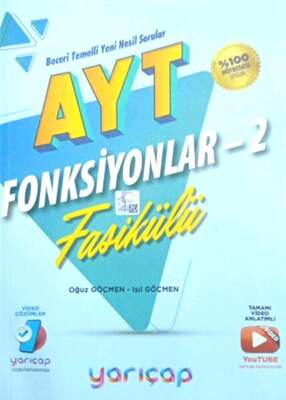 Yarı Çap Yayınları AYT Fonksiyonlar 2 Fasikülleri - 1