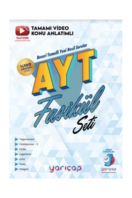 Yarı Çap Yayınları AYT Matematik Fasikül Seti - 1