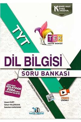 Yayın Denizi Yayınları TYT Dil Bilgisi TEK Serisi Soru Bankası - 1
