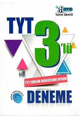 Yayın Denizi Yayınları TYT 3 lü Pro Deneme - 1