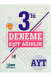 Yayın Denizi Yayınları - Yayın Denizi Yayınları AYT Eşit Ağırlık 3 lü Pro Deneme