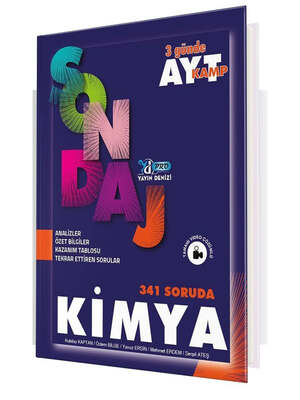 Yayın Denizi Yayınları AYT Kimya Pro 341 Soruda Sondaj Kamp - 1