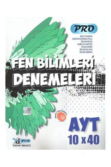 Yayın Denizi Yayınları 2024 AYT Fen Bilimleri Pro 10x40 Denemeleri - 1