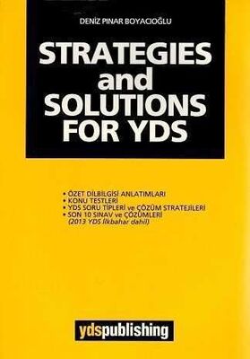 Ydspuplishing Yayınları STRATEGIES and SOLUTIONS FOR YDS - 1