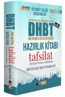 ​Yedibeyza Yayınları 2020 DHBT Tafsilat Konu Anlatımlı Hazırlık Kitabı - 1
