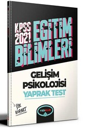 Yediiklim Yayınları - Yediiklim Yayınları 2021 KPSS Eğitim Bilimleri Gelişim Psikolojisi Çek Kopart Yaprak Test