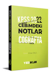 Yediiklim Yayınları - Yediiklim Yayınları 2022 KPSS Cebimdeki Notlar Coğrafya Kitapçığı