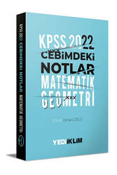 Yediiklim Yayınları - Yediiklim Yayınları 2022 KPSS Cebimdeki Notlar Matematik-Geometri Kitapçığı
