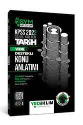 Yediiklim Yayınları - Yediiklim Yayınları 2022 KPSS Genel Kültür ÖSYM Ne Sorar Tarih Video Destekli Konu Anlatımı