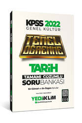 Yediiklim Yayınları - Yediiklim Yayınları 2022 KPSS Genel Kültür Tarih Temel Öğrenme Tamamı Çözümlü Soru Bankası