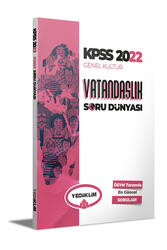 Yediiklim Yayınları - Yediiklim Yayınları 2022 KPSS Genel Kültür Vatandaşlık Soru Dünyası