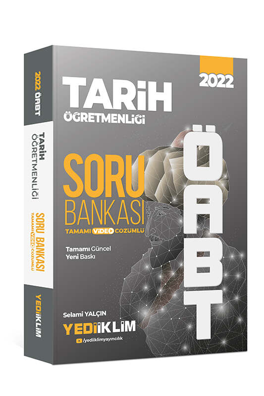 Yediiklim Yayınları 2022 ÖABT Tarih Öğretmenliği Tamamı Video Çözümlü Soru Bankası