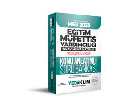 Yediiklim Yayınları - Yediiklim Yayınları 2023 MEB Eğitim Müfettiş Yardımcılığı Sınavlarına Hazırlık Konu Anlatımlı Soru Bankası