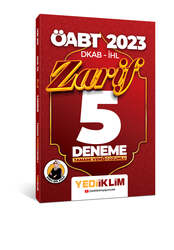 Yediiklim Yayınları - Yediiklim Yayınları 2023 ÖABT DKAP-İHL Zarif Tamamı Video Çözümlü 5 Deneme