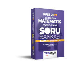 Yediiklim Yayınları - Yediiklim Yayınları 2023 ÖABT İlköğretim Matematik Öğretmenliği Tamamı Çözümlü Soru Bankası