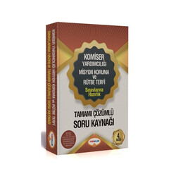 Yediiklim Yayınları - Yediiklim Yayınları Komiser Yardımcılığı Misyon Koruma ve Rütbe Terfi Sınavlarına Hazırlık Tamamı Çözümlü Soru Kaynağı