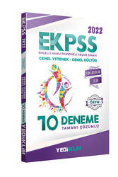 Yediiklim Yayınları - Yediiklim Yayınları 2022 EKPSS Tüm Adaylar Tamamı Çözümlü 10 Deneme