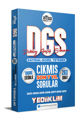Yediiklim Yayınları 2022 Prestij Serisi DGS Tamamı Çözümlü Son 7 Yıl Çıkmış Sorular - 1
