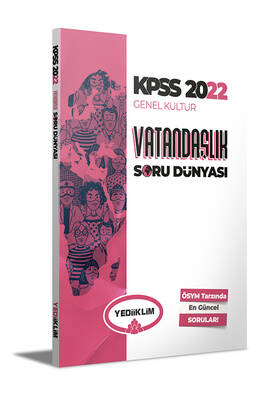Yediiklim Yayınları 2022 KPSS Genel Kültür Vatandaşlık Soru Dünyası - 1
