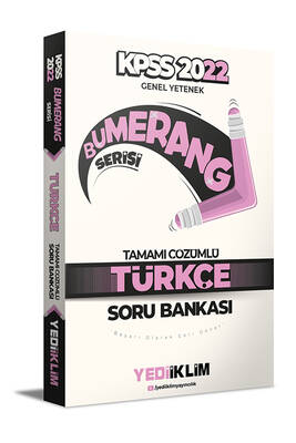 Yediiklim Yayınları 2022 KPSS Genel Yetenek Bumerang Türkçe Tamamı Çözümlü Soru Bankası - 1