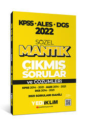 Yediiklim Yayınları - Yediiklim Yayınları 2022 KPSS ALES DGS Sözel Mantık Çıkmış Sorular ve Çözümleri