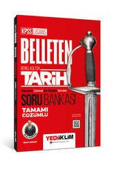 Yediiklim Yayınları - Yediiklim Yayınları KPSS Genel Kültür Belleten Tarih Tamamı Çözümlü Soru Bankası