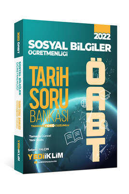 Yediiklim Yayınları 2022 ÖABT Sosyal Bilgiler Öğretmenliği Tarih Tamamı Video Çözümlü Soru Bankası - 1