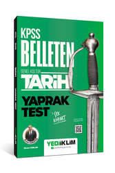 Yediiklim Yayınları - Yediiklim Yayınları KPSS Genel Kültür Belleten Tarih Çek Kopart Yaprak Test