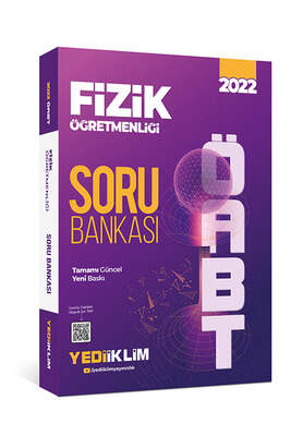 Yediiklim Yayınları 2022 ÖABT Fizik Öğretmenliği Soru Bankası - 1