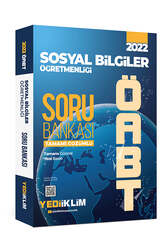 Yediiklim Yayınları - Yediiklim Yayınları 2022 ÖABT Sosyal Bilgiler Öğretmenliği Tamamı Çözümlü Soru Bankası