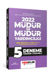 Yediiklim Yayınları - Yediiklim Yayınları 2022 MEB EKYS Müdür ve Müdür Yardımcılığı Tamamı Çözümlü 5 Deneme