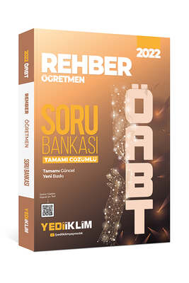 Yediiklim Yayınları 2022 ÖABT Rehber Öğretmen Tamamı Çözümlü Soru Bankası - 1