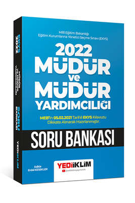 Yediiklim Yayınları 2022 MEB EKYS Müdür ve Müdür Yardımcılığı Soru Bankası - 1
