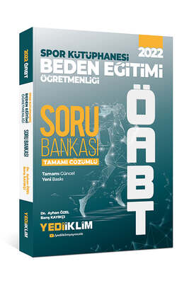 Yediiklim Yayınları 2022 ÖABT Beden Eğitimi Öğretmenliği Spor Kütüphanesi Tamamı Çözümlü Soru Bankası - 1