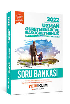 Yediiklim Yayınları 2022 MEB Uzman Öğretmenlik ve Başöğretmenlik Soru Bankası - 1