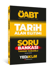 Yediiklim Yayınları - Yediiklim Yayınları 2022 ÖABT Tarih Alan Eğitimi Tamamı Çözümlü Soru Bankası